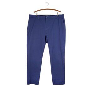 Vineyard Vines Performance On-The-Go Pants Slim Fit Navy Blue Mens Size 42 x 32